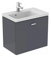 Тумба под раковину подвесная Ideal Standard Connect Space 60 см серая глянцевая