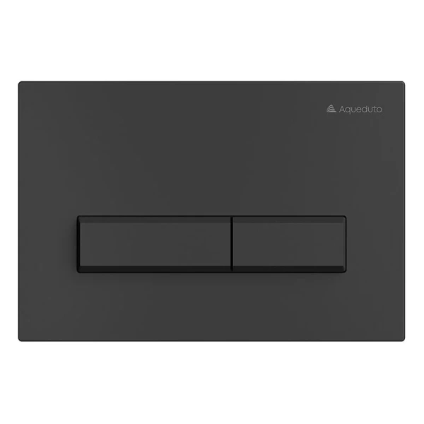 Клавиша смыва Aqueduto RETANGULO черная матовая RET0140 (детальная фотография)