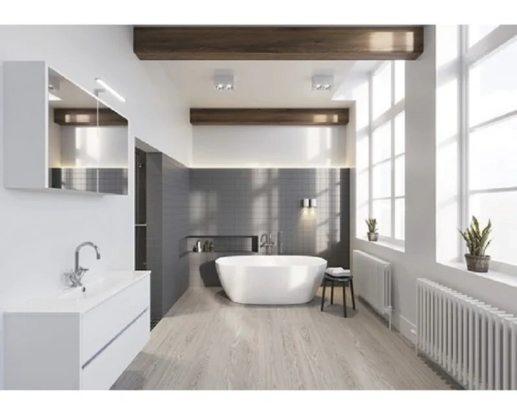 Ванна акриловая Riho Alpha 170x80 см белая B092001005 (детальная фотография), современныe, hi-tech