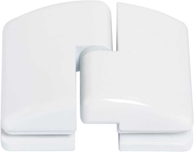 Душевой уголок профиль белый стекло шиншилла Vegas-glass AFP-Fis NOVO 110*120 01 02 R (детальная фотография), современные, hi-tech