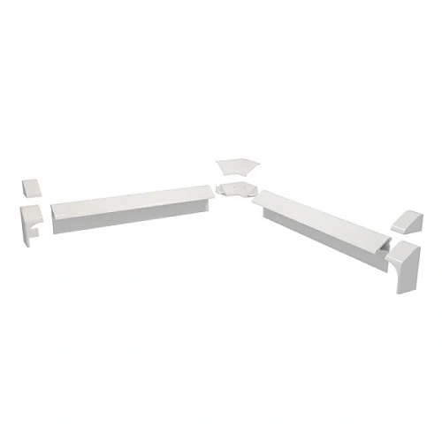 Бордюр Berges 195 см для ванн и душевых поддонов - фото 7