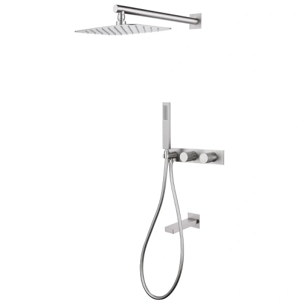 Душевой комплект Abber Rund сатин AF8717SP (детальная фотография)