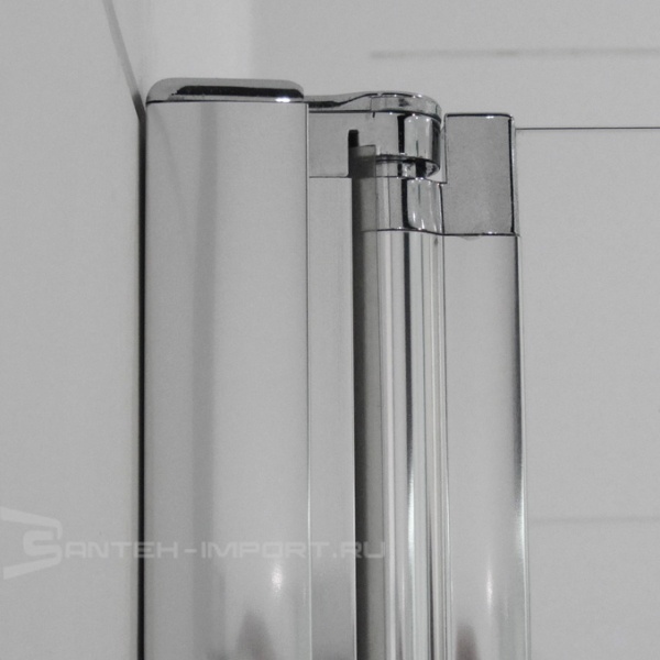 Душевой уголок Cezares Elena 100x90 см стекло прозрачное ELENA-W-AH-1-100/90-C-Cr (детальная фотография), прямоугольные