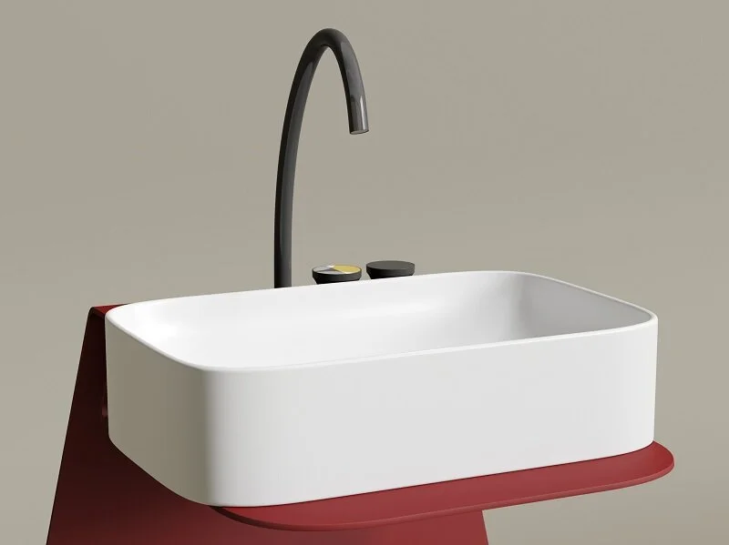 Раковина Ceramica Nova Element 60 см белая матовая CN6053MW (детальная фотография), из санфарфора