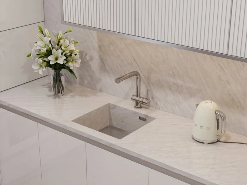 Мойка для кухни Omoikiri Kasen 48-26-INT 499705 48 см интегрированная (детальная фотография), 50 см