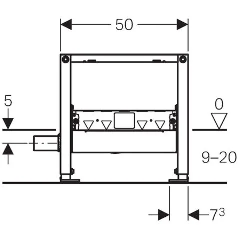 Душевой трап Geberit Duofix 50 см металлический 111.591.00.1 (детальная фотография), другие