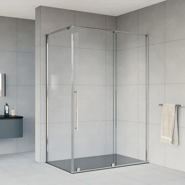 Душевой уголок Vincea Arno 150х100 см профиль хром VSR-1A1015CL (детальная фотография)