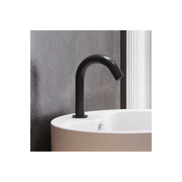 Смеситель для раковины Damixa Scandinavian Pure черный матовый 360290300 (детальная фотография), современные, hi-tech
