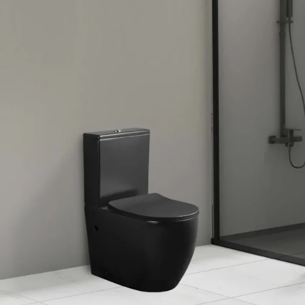 Унитаз компакт Ceruttispa Orlter черный CT9866 (детальная фотография), современные, hi-tech, прямоугольные