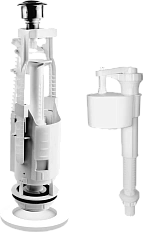 Механизм слива BERGES Eko двухкнопочный