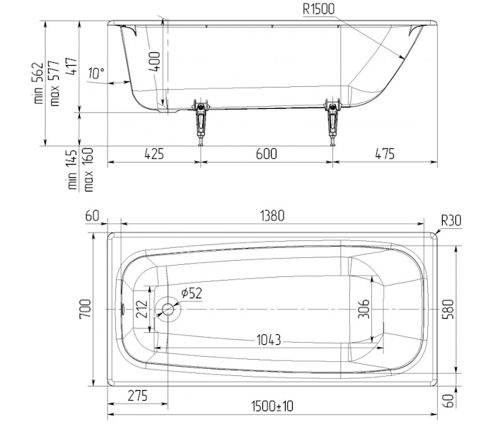 Схема (детальная фотография), чугунные