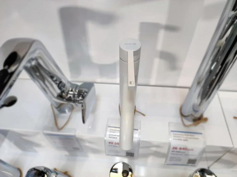 Смеситель для раковины Kludi Nova Fonte белый 202885315 (детальная фотография), белые