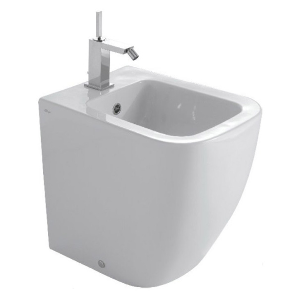 Биде напольное, цвет белый, Globo Stone SS010.BI (детальная фотография)
