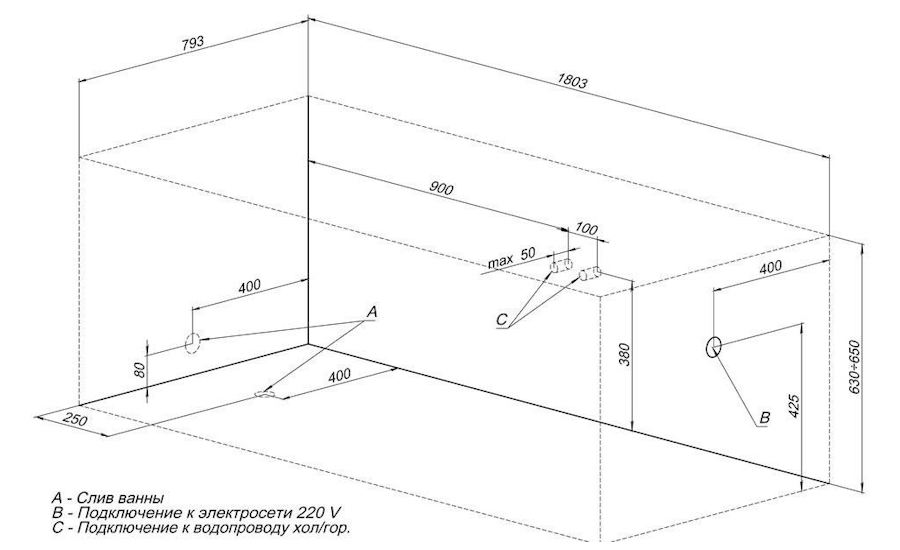 Схема (детальная фотография), 180x80 см