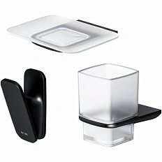 Набор аксессуаров для ванной Am.Pm Inspire 2.0 черный матовый