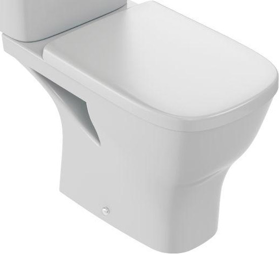 Чаша для унитаза-компакта Jacob Delafon Struktura белый UJAJ102-WTE (детальная фотография)