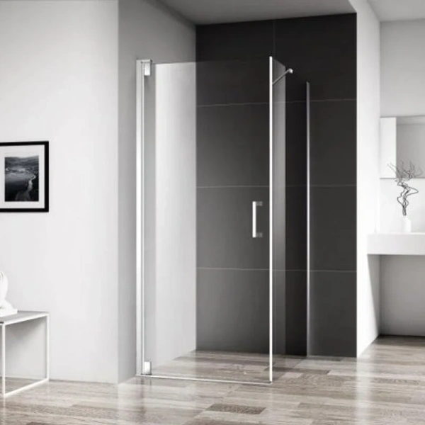 Душевой уголок Belbagno Marmi 90x90 см стекло прозрачное MARMI-A-1-90-C-Cr (детальная фотография)