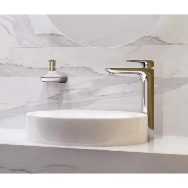 Смеситель для раковины Kludi Ameo хром 412980575 (детальная фотография), современные, hi-tech