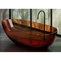 Ванна DEA Design Modern DD8608 1700 R9, 170 х 87 см, полиэфирная смола, цвет brown copper (коричневая медь)