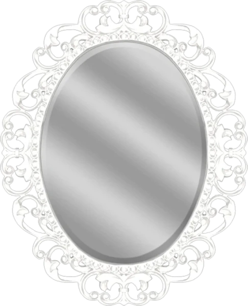 Зеркало Misty Аврора 82 см белое Л-Авр-07082-112ОБ (детальная фотография)