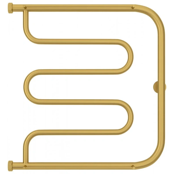 Полотенцесушитель водяной Сунержа Лира+ 60x60 см матовое золото 032-4012-6060 (детальная фотография), золото