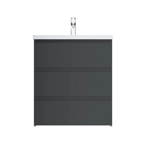 Тумба под раковину напольная Am.Pm Gem S 75 см графит матовый - фото 1