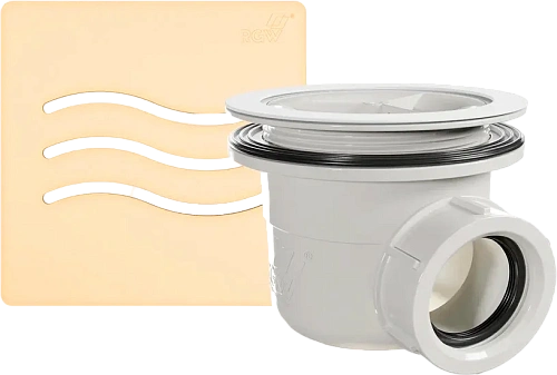 Сифон для душевых поддонов RGW S-010-1 бежевый - фото 2