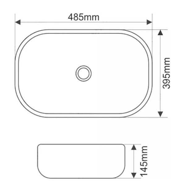 Раковина SantiLine 50 см белая SL-1105 (детальная фотография), современные, hi-tech