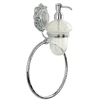 Дозатор для мыла с полотенцедержателем Migliore Cleopatra хром