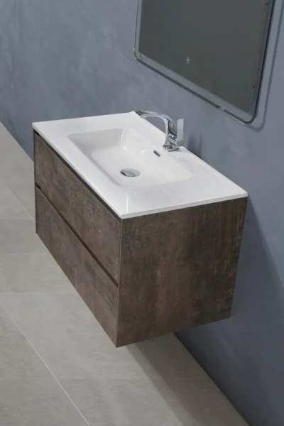 Тумба под раковину подвесная BelBagno Pietra 60 см stone PIETRA-600-2C-SO-PT (детальная фотография), современная, hi-tech, лофт
