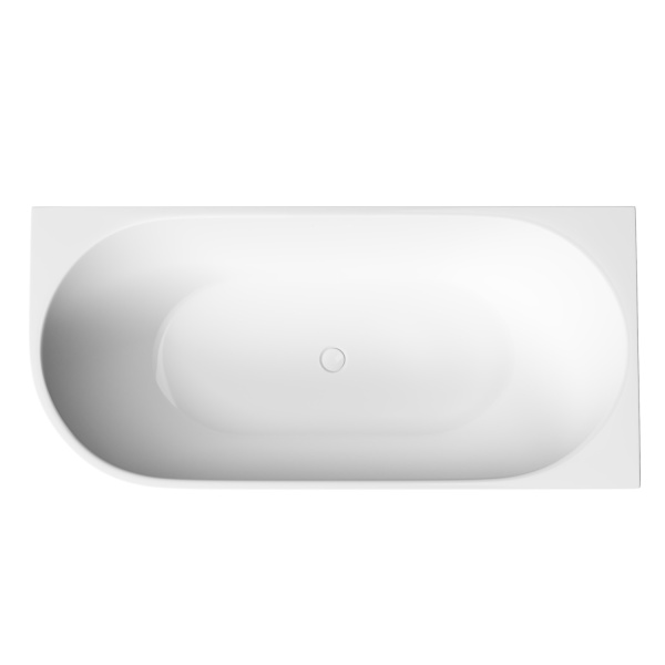 Ванна акриловая Sancos Edge 170x80 см правая FB23R (детальная фотография), современныe, hi-tech