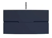 Тумба под раковину подвесная Jacob Delafon Nona 100 см глянцевый темно-синий