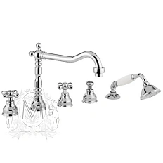 Смеситель для ванны Migliore Princeton Plus хром