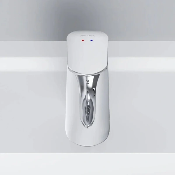 Смеситель для раковины Am.Pm Like хром F8093016 (детальная фотография), однорычажные, двухрычажные