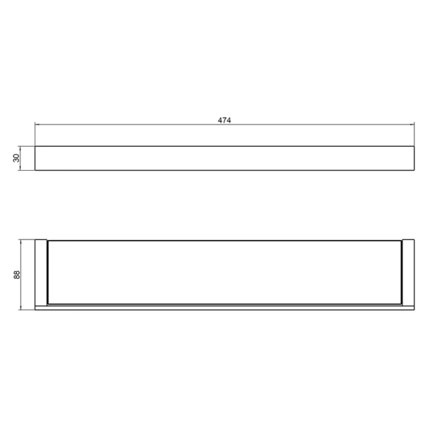 Полочка для ванной Timo Petruma никель 15272/13 (детальная фотография), современные, hi-tech