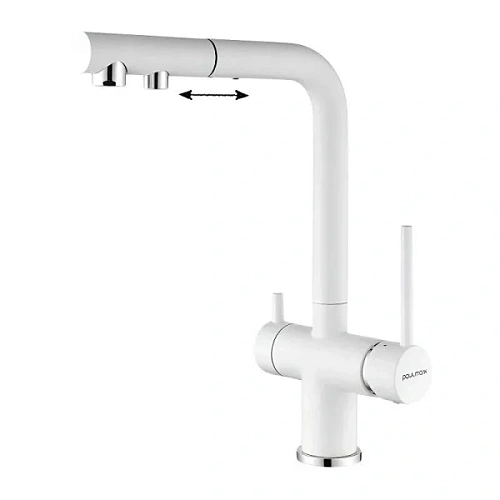 Смеситель для питьевой воды Paulmark Serpentine белый - фото 2