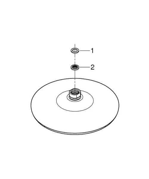 Душевой набор Grohe Eurosmart 25219001 (детальная фотография), нет в наличии