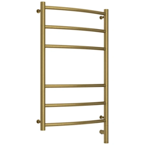 Полотенцесушитель электрический Сунержа Галант 3.0 50x80 см правый состаренная латунь 051-5801-8050 (детальная фотография), лесенка, вертикальные