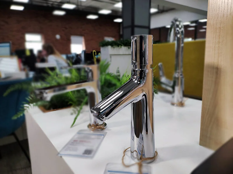 Смеситель для раковины Hansgrohe Talis Select S однорычажный 72043000 (детальная фотография), с 1 монтажным отверстием