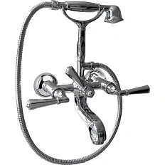 Смеситель для ванны, полированный никель, Nicolazzi Teide