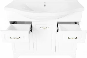 Тумба под раковину напольная Style Line Олеандр-2 96 см белая ЛС-00000584 (детальная фотография), напольная, пристенная