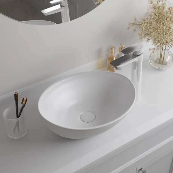 Раковина IDDIS Cloud 41 см белая глянцевая CLOWS06i27 (детальная фотография), 40 см