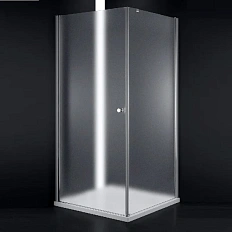 Душевой уголок Cezares Elena 80x80 см стекло рифленое правосторонний