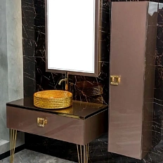 Столешница Boheme Lucido 100 см лиловая