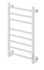 Полотенцесушитель электрический Ника Step 80х50 см белый матовый