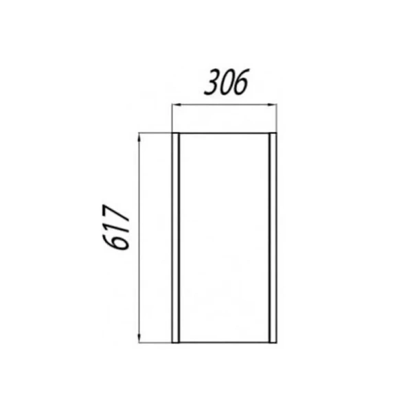 Шкаф подвесной Акватон Брук 1A202503BCD 30 см одностворчатый (детальная фотография), по запросу, нет в наличии