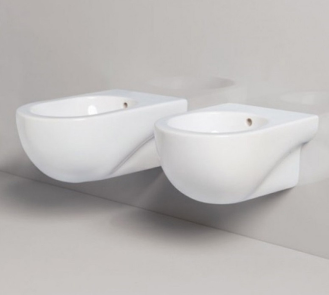 Биде подвесное Azzurra Nuvola Mini NUV546/SOSK NUV546/SOSK bi*1 (детальная фотография), круглой формы