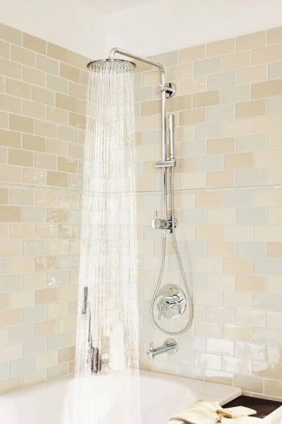 Верхний душ, хром, Grohe Rainshower Cosmopolitan 28368000 (детальная фотография), классические, ретро index_1
