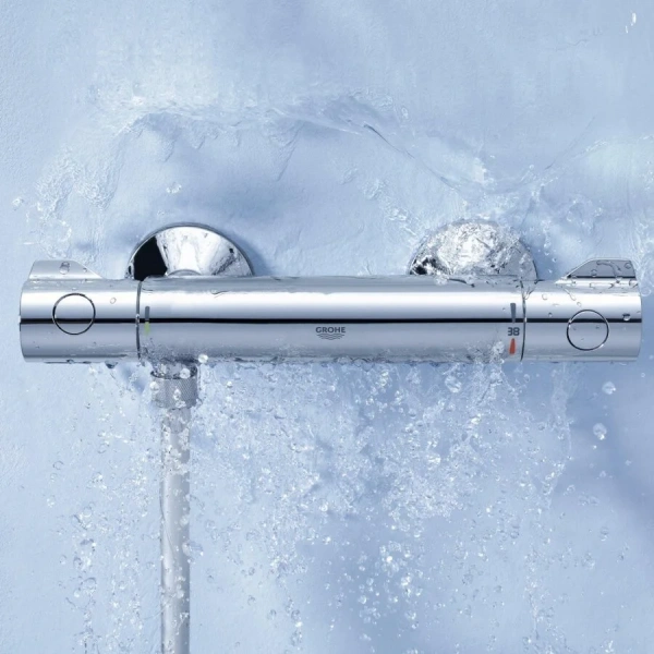 Душевой комплект Grohe Grohtherm 800 хром 34566001 (детальная фотография), хром