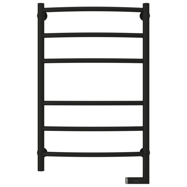 Полотенцесушитель электрический Сунержа Галант 2.0 50х80 см правый, черный матовый 31-5201-8050 (детальная фотография), современные, hi-tech